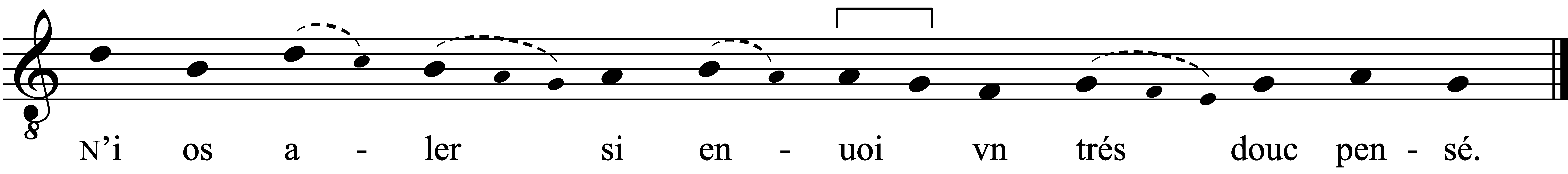 Refrain musical notation